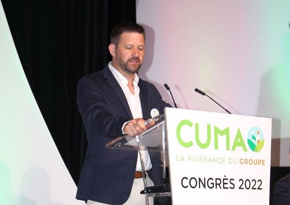 Matthieu Goehry président de la FNCuma Cuma